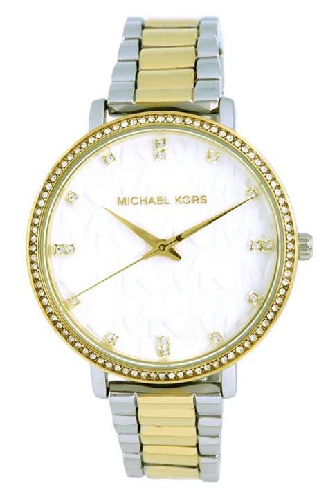 michael kors mk 4595|Michael Kors Pyper Quartz Crystal White Dial Ladies Watch .